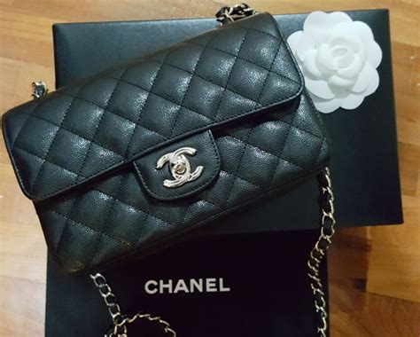 chanel caviar leather new mini rectangle classic flap bag|Chanel Classic Flap Bag: How Much Is It & Is It Worth It .